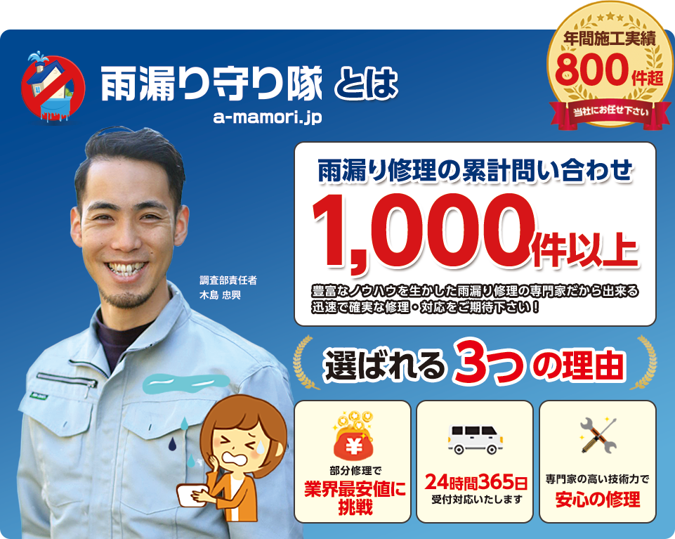 雨漏り守り隊とは