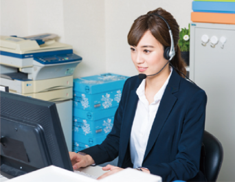 専門のスタッフがヒアリングします